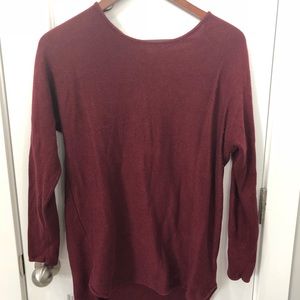 Michael Kors Red Tunic Sweater Size M